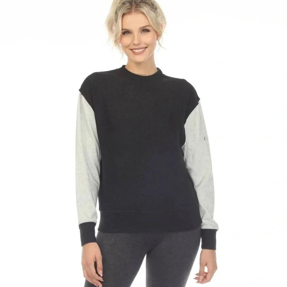 Johnny Was Calme NWOT Mock Neck Cozy Sweatshirt Size S